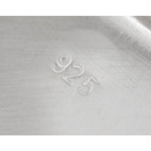 Metal 2023 Sterling Silver Hammered Menorah For Sale - Image 7 of 7