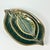1990s Vintage Coastal Boho Chic Trompe L’Oeil Banana Leaf Earthenware Serving Dishes - Set of 3 For Sale - Image 14 of 14