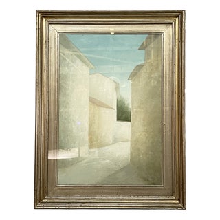Franco Antonucci, Paesaggio a Corfino, 1977, Oil Painting on Canvas For Sale