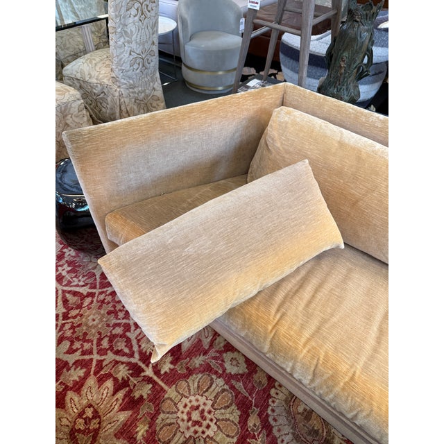 John Salandino for Baker Furniture Angled Sofa For Sale - Image 14 of 15
