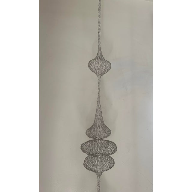 Copper Wire Sculpture Inspired by the Hand Woven Technique of Ruth Asawa #16 For Sale - Image 4 of 4