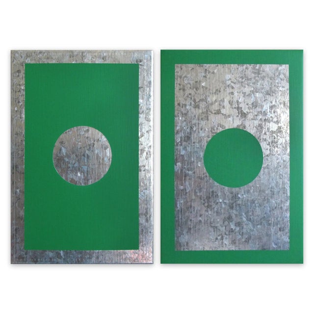 Metal Daniel Göttin "O6a-B, 2018", Painting For Sale - Image 7 of 7