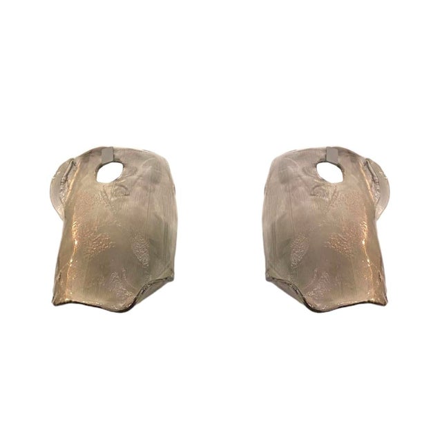1980s Vintage Wall Sconces in Murano Glass, 1980s, Set of 2 For Sale - Image 5 of 5