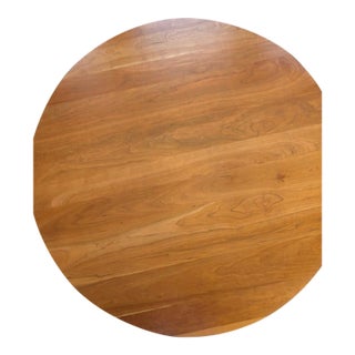 Room & Board Round Ventura Dining Table With Extensions For Sale
