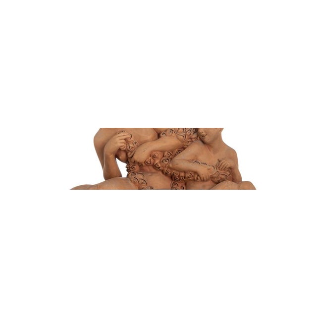 Ceramic Armand Godard, Nude Sculpture, Terracotta For Sale - Image 7 of 8