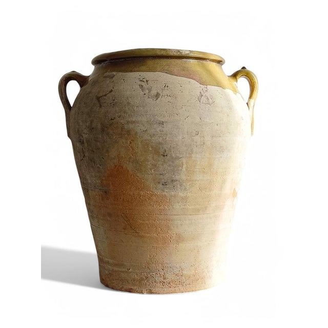 Antique Spanish Terracotta Olive Oil Jar with Patina, 1890s For Sale - Image 5 of 18