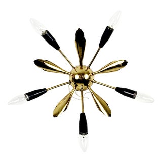 Mid-Century Modern Ceiling Light, Italy, 1950s For Sale