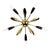 Mid-Century Modern Ceiling Light, Italy, 1950s For Sale