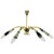 Large Brass 8-Arm Sputnik Chandelier, 1950s For Sale - Image 13 of 13
