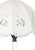 «Portuguese lamp; 20th century; with white metal base and crown and glass stem; electrified with embroidered linen...