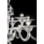 Early 21st Century Transparent Venetian Murano Glass Chandelier by Simoeng for Simoeng For Sale - Image 5 of 6