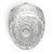 Glass Mid-to-Late 20th Century Czech Bohemian Queen’s Lace Cut Crystal Basket 6" For Sale - Image 7 of 12