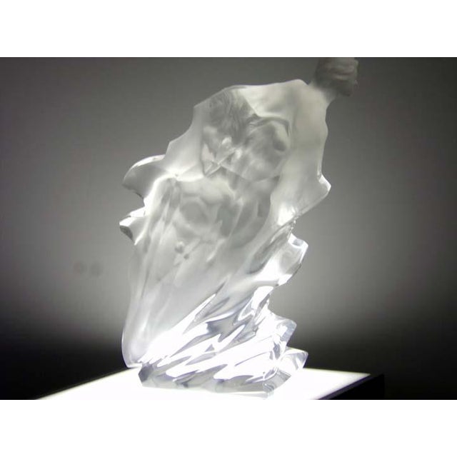 Plastic Frederick Hart "Passages"1987 Lucite Acrylic Sculpture Hand Signed For Sale - Image 7 of 13