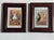 Beautiful colourful antique pair of Spanish embroidered flamenco dancers postcards.