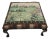 Vintage Traditional Golf Course Themed Tapestry Footstool For Sale