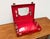 Mid-Century Modern German Red Beauty Vanity Mirror Case, 1960s For Sale - Image 4 of 18