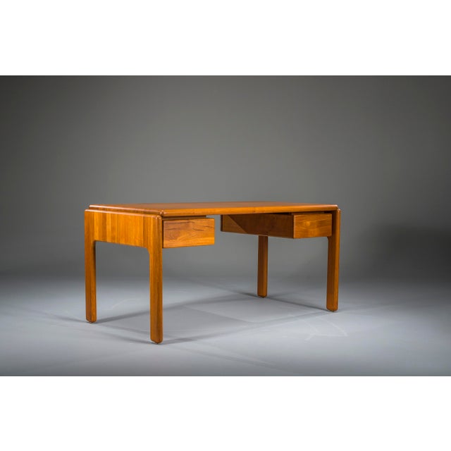 Vintage Danish Cabinetmaker Desk in Teak, 1950s For Sale - Image 6 of 18