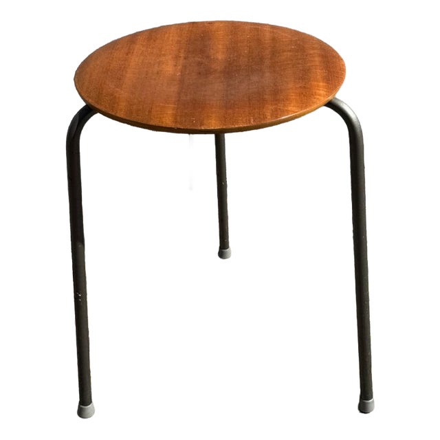 Vintage Danish Stool, 1960s For Sale