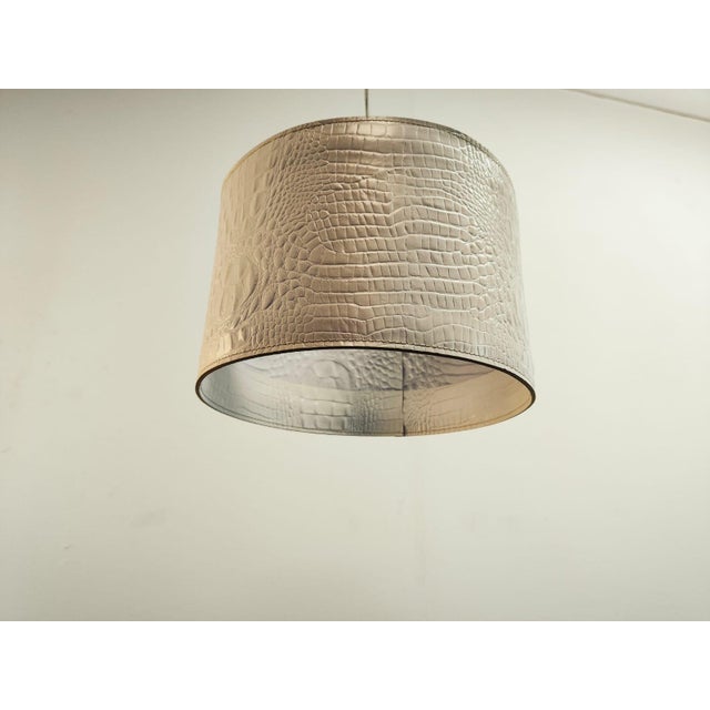 White Suspension in White Leather For Sale - Image 8 of 15