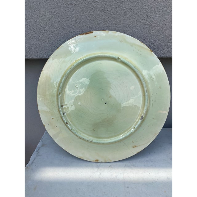 Ceramic 19th Century Majolica Hunting Trophies Platters Onnaing-A Pair For Sale - Image 7 of 7