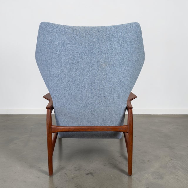 1950s Lb Kofod Larsen "Carlo" Wingback Lounge Chair for Carlo Garn For Sale - Image 5 of 15