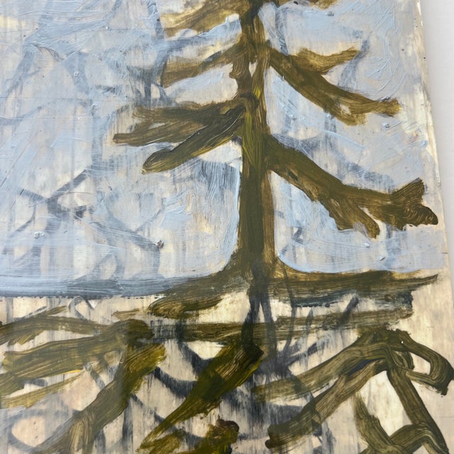 2000 - 2009 Contemporary Framed Mixed Media Landscape Painting For Sale - Image 5 of 5