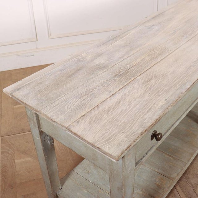 English Painted Potboard Dresser Base For Sale - Image 9 of 12