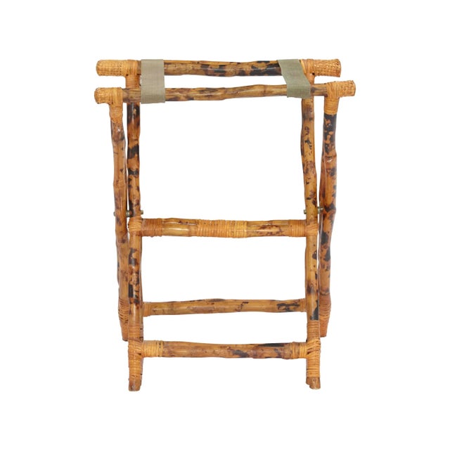 Our pieces are handmade with care, however, we cannot take custom requests. Luggage Stand. Color - Tortoise.