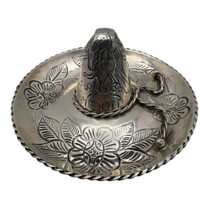 1940s Mexican Sanborns Sterling Silver Sombrero Trinket or Ring Dish