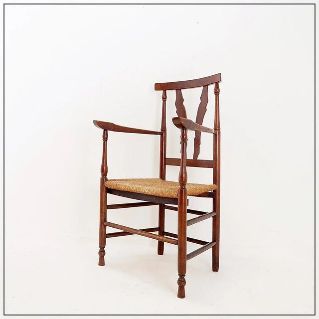 French Country Style Armchair, Early 20th Century For Sale - Image 4 of 16