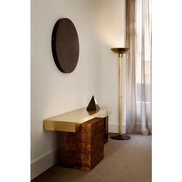 Contemporary Multilayer Wood Load-Bearing Console Table by Dainelli Studio Atelier For Sale - Image 3 of 7