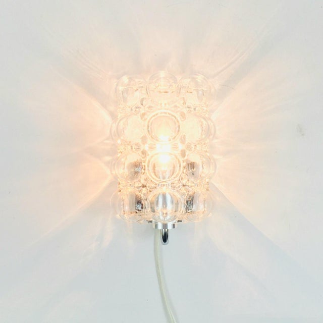 Mid-Century Modern Mid-Century Modern Bubble Glass Wall Lamps by Helena Tynell for Limburg, Germany, 1960s, Set of 2 For Sale - Image 3 of 8
