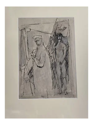 Figure, Ink and Watercolor, 18th Century