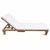 Contemporary Coastal Outdoor Teak Lounge Chair For Sale - Image 9 of 11