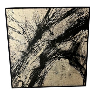 2003 Acrylic on Canvas Raging Horse Painting by Indian Artist Kisalay Pramodray Vora For Sale