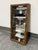 Chinoiserie Wood Wall Mount Curio Cabinet, Vintage For Sale - Image 4 of 12