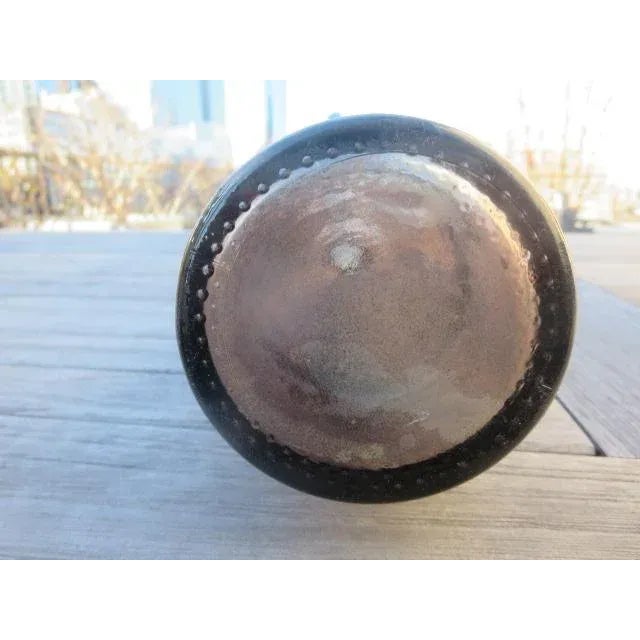 Mid-Century Modern Mid Century Amethyst Glass Decanter or Vase For Sale - Image 3 of 5