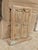 Art Deco Antique Indian Reclaimed Wood Wall Cabinet / Window Frame For Sale - Image 3 of 5