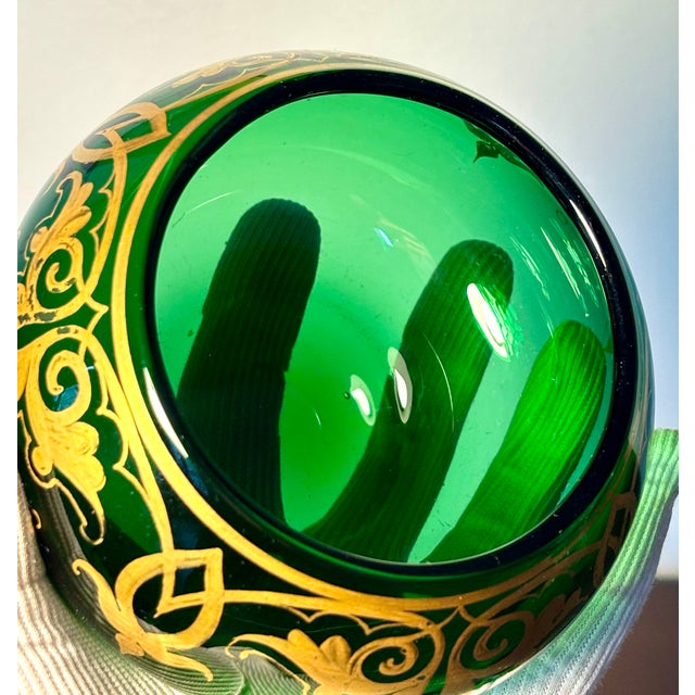 Candy Pot with Plate Bohemian Crystal For Sale - Image 11 of 18