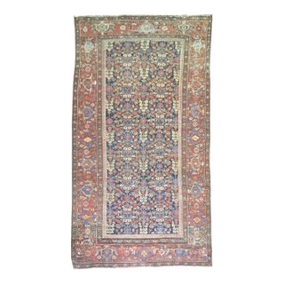 Antique Mahal Rug - 6'10" x 12'3" For Sale