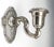 Silver Antique Art Nouveau Wall Lamp, 1890s For Sale - Image 8 of 10
