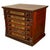 Antique Eastlake Clark's Walnut Mercantile Store Advertising Thread Cabinet 1880 For Sale - Image 11 of 18