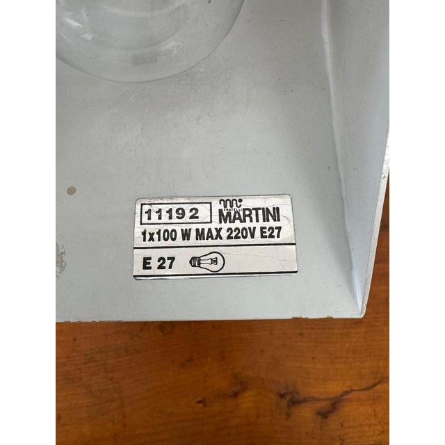 Beige Italian Table Lamp by Fratelli Martini, 1970s For Sale - Image 8 of 13