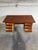 Wood Teak Writing Table Home Office Storage Desk Denmark Mid-Century Modern 1960s For Sale - Image 7 of 10