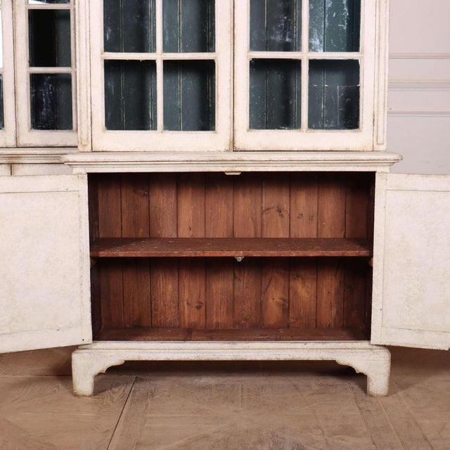 Swedish Painted Bookcases, Set of 2 For Sale - Image 13 of 14