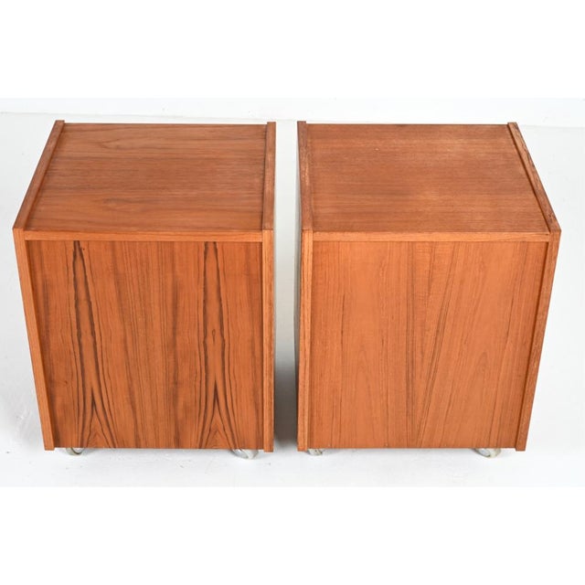 1970's Danish Modern Tables by Axelsens Mobelfabrik for W & B Mobler- A Pair, Attributed For Sale - Image 11 of 15