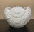 Late 20th Century White Ceramic Petal Edge Raised Floral Large Bowl Cachepot Made in Portugal For Sale - Image 9 of 12