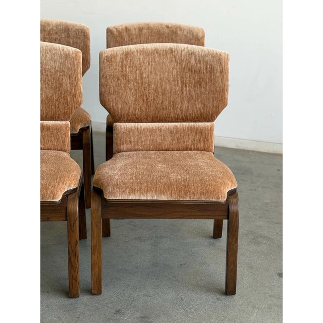 Dark Oak Bentwood Dining Chairs For Sale - Image 4 of 9