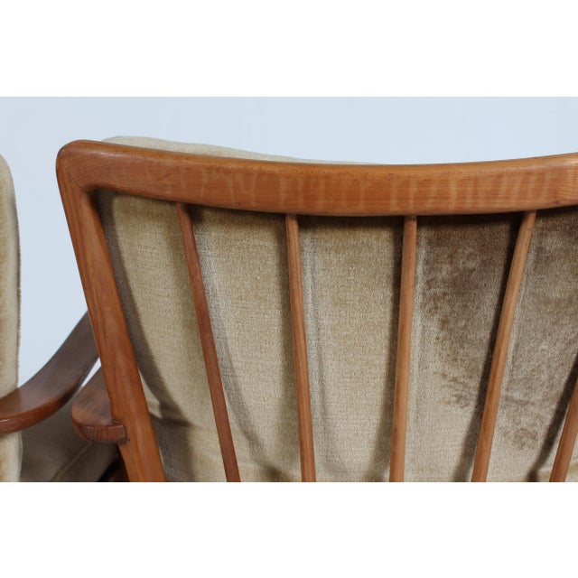 Mid-Century Ash Easy Chairs from Knoll Antimott, Germany, 1960s, Set of 2 For Sale - Image 11 of 15