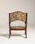 Brown Oak Armchair with Tapestry Upholstery, Antique, France, 19th Century For Sale - Image 8 of 17